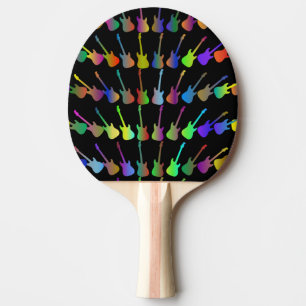 Pala De Ping Pong Esplandor de colores de la Legión de la Guitarra