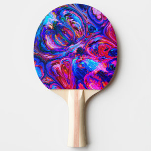 Pala De Ping Pong Esplandor moderno de pinturas de morado