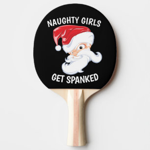 PALA DE PING PONG ESPOSA DE NAVIDAD NOVIA DIVERTIDA SANTA