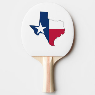 Pala De Ping Pong Esquema y marca de mapa de Texas