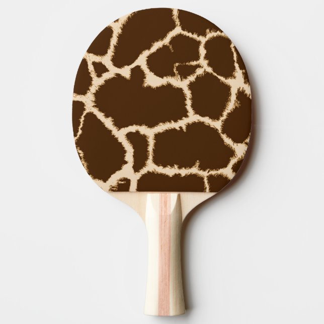 Pala De Ping Pong Estampado de jirafa (Reverso)