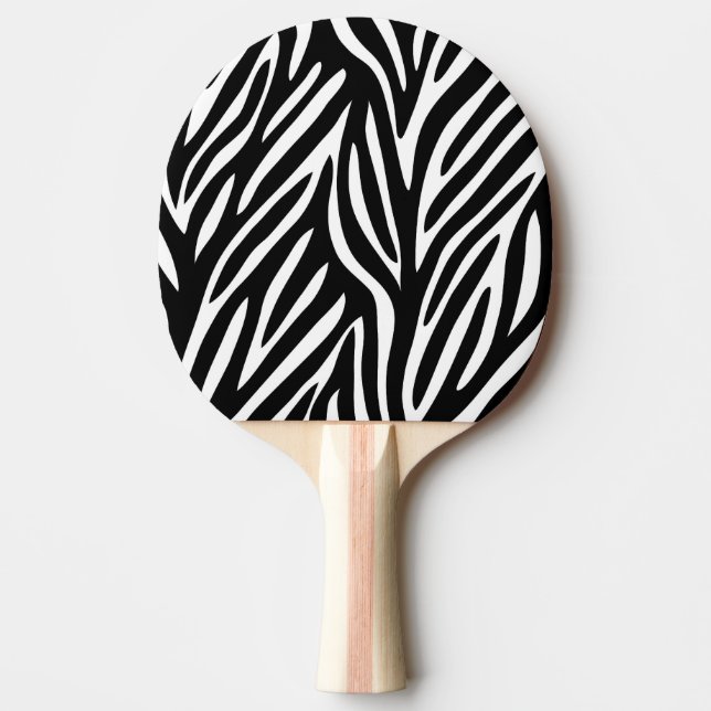 PALA DE PING PONG ESTAMPADO DE ZEBRA (Anverso)