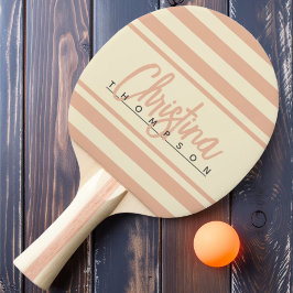 Pala De Ping Pong Estandarte Polo de mediados de siglo Sweet Peach N