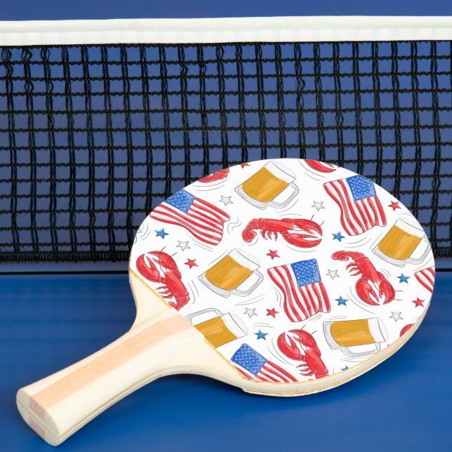 Pala De Ping Pong Estrella de la bandera de la cerveza del grupo lob (in situ)