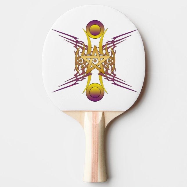 Pala De Ping Pong Estrella Dorada (Anverso)