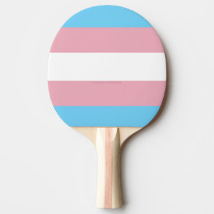 Pala De Ping Pong Estrella transgénero de la diversidad del orgullo 
