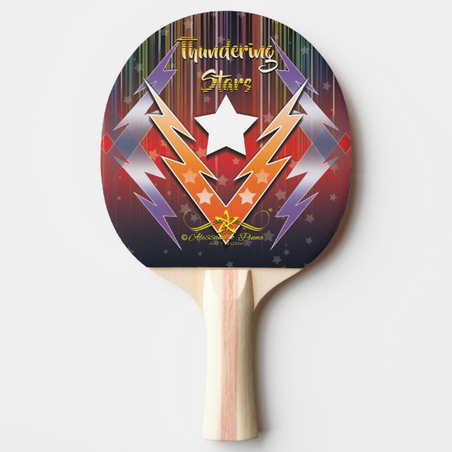 Pala De Ping Pong Estrellas de trueno (Anverso)