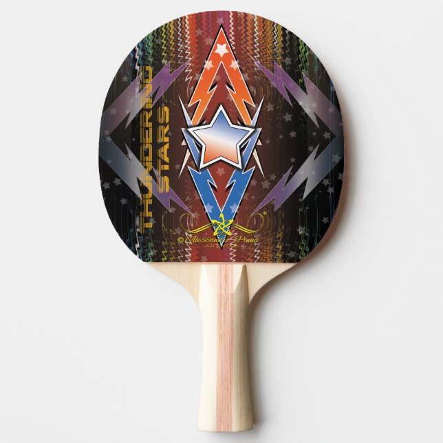 Pala De Ping Pong Estrellas de trueno (Anverso)