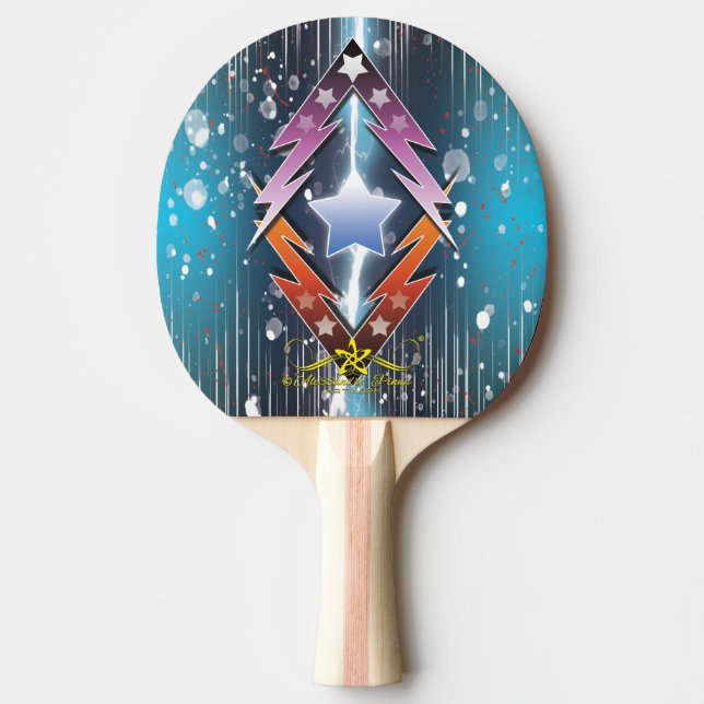 Pala De Ping Pong Estrellas de trueno (Anverso)