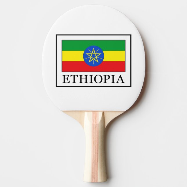 Pala De Ping Pong Etiopía (Anverso)