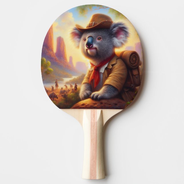 Pala De Ping Pong Explorador de Koala (Anverso)