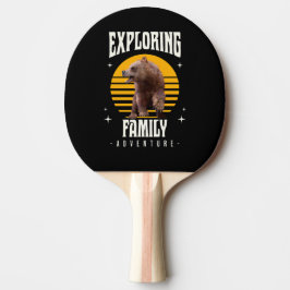 Pala De Ping Pong Explorando la aventura de vacaciones vintage de la