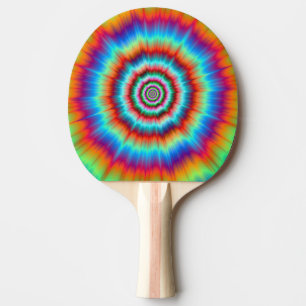 Pala De Ping Pong Explosión de pádel de Ping Pong en azul y Naranja