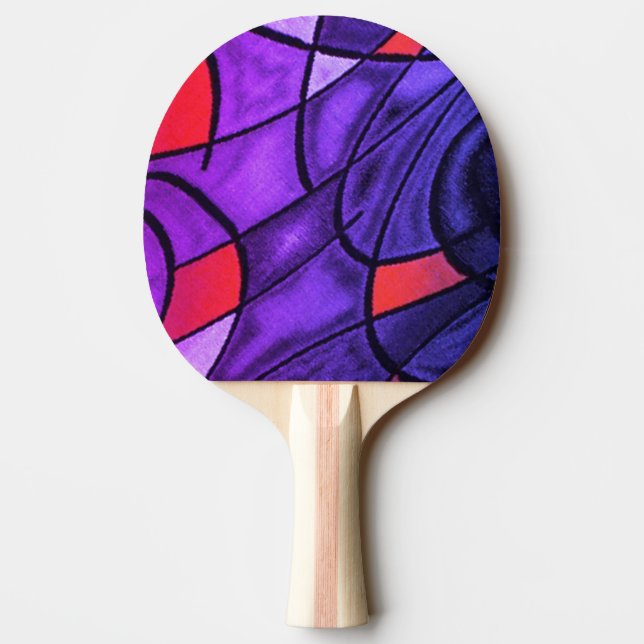 Pala De Ping Pong Expresionismo moderno (Reverso)