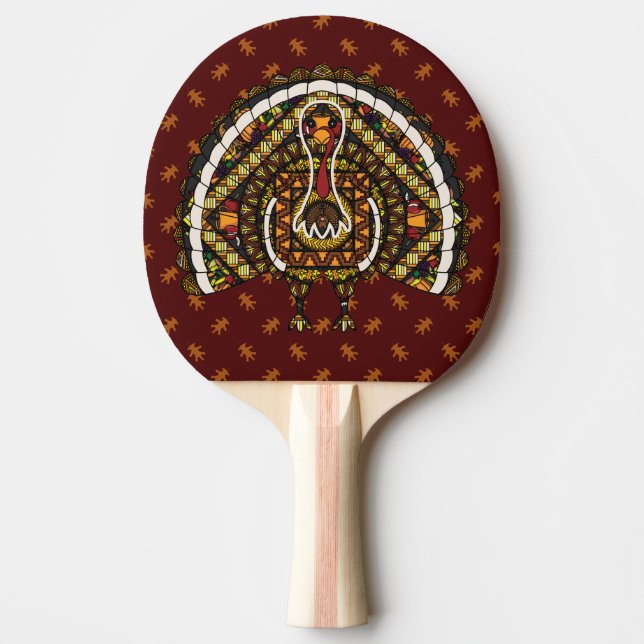 Pala De Ping Pong Fall Turkey Ping Pong Paddle (Anverso)