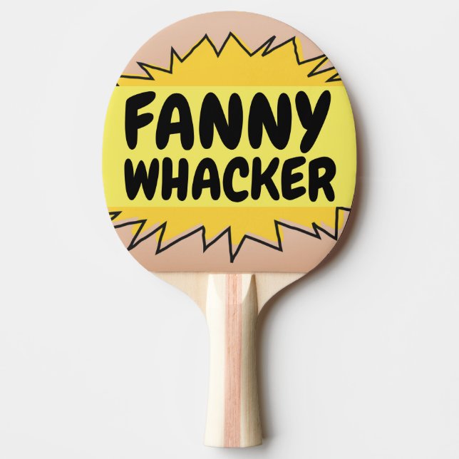 PALA DE PING PONG FANNY WHACKER FUNNY PARA LA ESPOSA (Anverso)