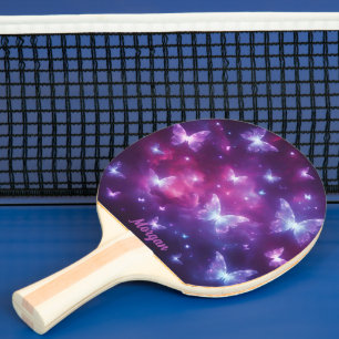 Pala De Ping Pong Fantasía de mariposa personalizada
