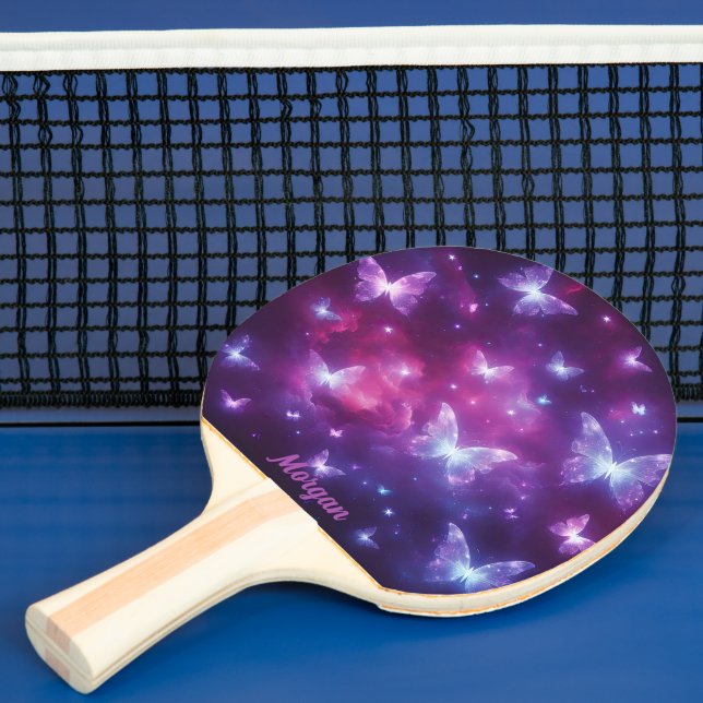 Pala De Ping Pong Fantasía de mariposa personalizada (in situ)