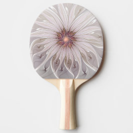 Pala De Ping Pong Fantasía floral, resumen Flor pastel moderna