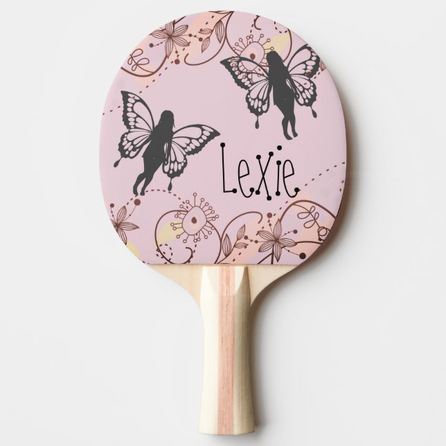 Pala De Ping Pong Fantasías florales (Anverso)