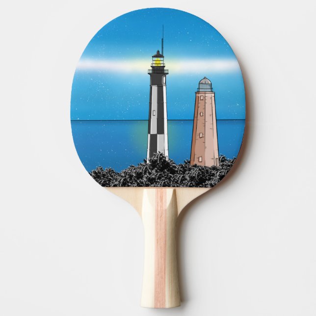 Pala De Ping Pong Faro de Cape Henry Virginia Chesapeake Bay (Anverso)