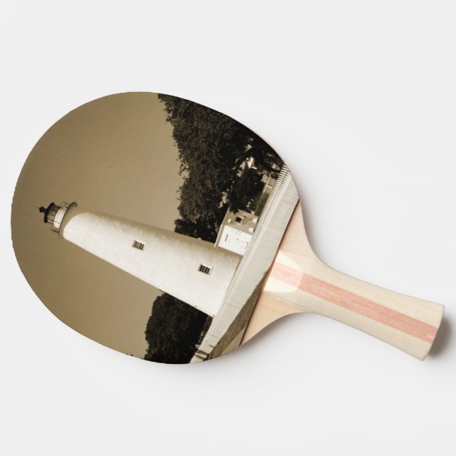 Pala De Ping Pong Faro de Ocracoke (Lateral)