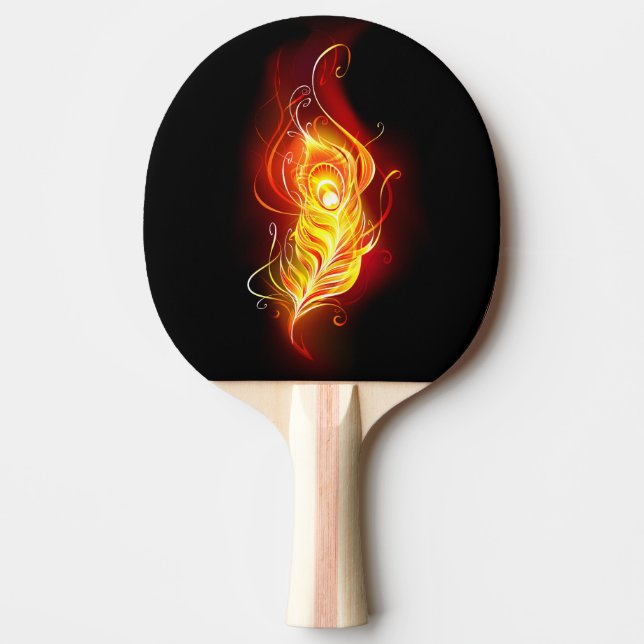 Pala De Ping Pong Feather Peacock (Anverso)