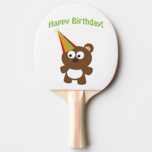 Pala De Ping Pong Feliz cumpleaños