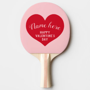 Pala De Ping Pong Feliz día de San Valentín