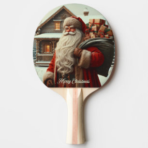Pala De Ping Pong Feliz Navidad