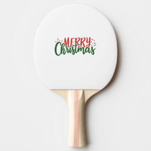 Pala De Ping Pong Feliz Navidad