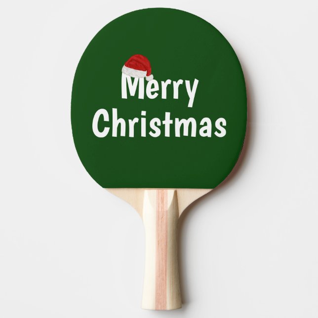 Pala De Ping Pong Feliz Navidad (Anverso)