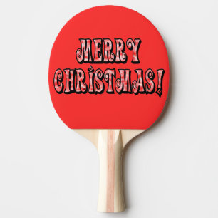 Pala De Ping Pong ¡Feliz Navidad!