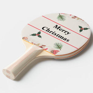 Pala De Ping Pong Feliz Navidad Mejor remo de Ping Pong