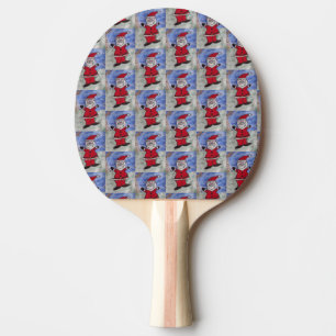 Pala De Ping Pong Feliz Santa