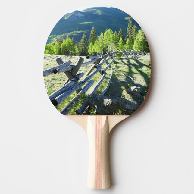 Pala De Ping Pong Fenceline de madera (Anverso)