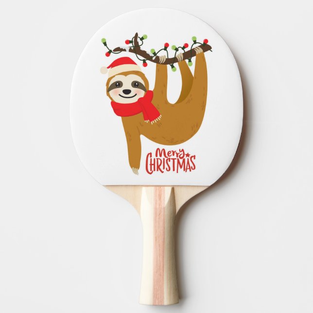 Pala De Ping Pong Festividades eslovacas de Feliz Navidad (Anverso)
