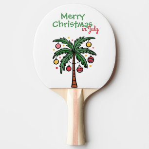 Pala De Ping Pong Fiesta de Navidad de verano en Julio
