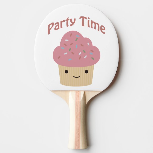 Pala De Ping Pong Fiesta TIme Cupcake (Anverso)