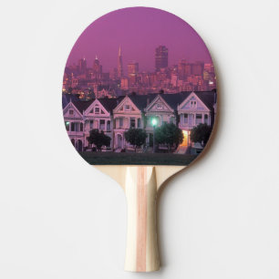 Pala De Ping Pong Filas al atardecer en San Francisco,