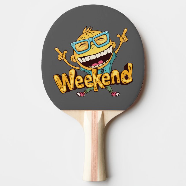 Pala De Ping Pong Fin de semana Ping Pong Paddle (Anverso)
