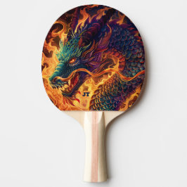 Pala De Ping Pong Fire Breathing Dragon Personalized