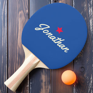 Pala De Ping Pong Firme Vintage Star en Royal