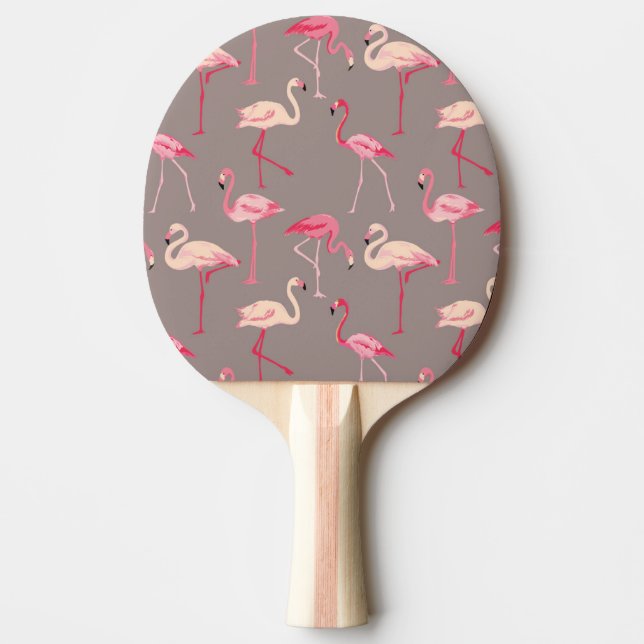 Pala De Ping Pong Flamencos retro (Anverso)