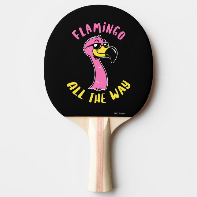 Pala De Ping Pong Flamingo todo el camino (Anverso)