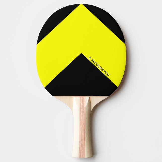 Pala De Ping Pong Flecha amarilla Ping Pong Paddle (Anverso)