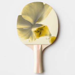 Pala De Ping Pong Flor artística en tonos amarillos