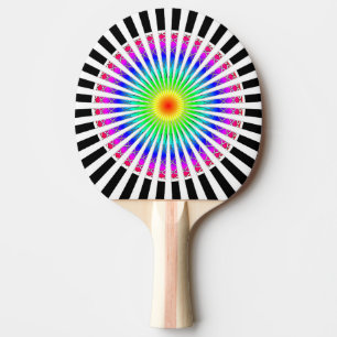 Pala De Ping Pong Flor hipnótica