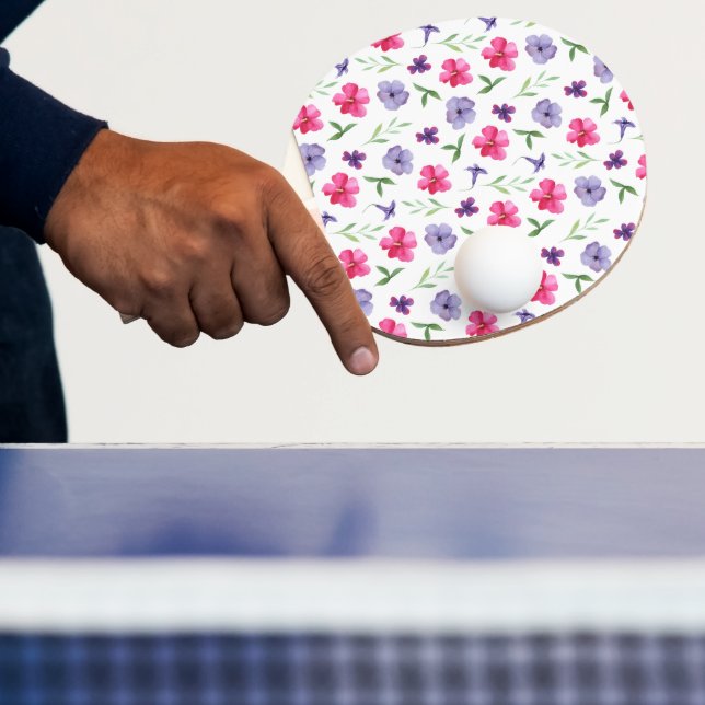 Pala De Ping Pong Floral (in situ)