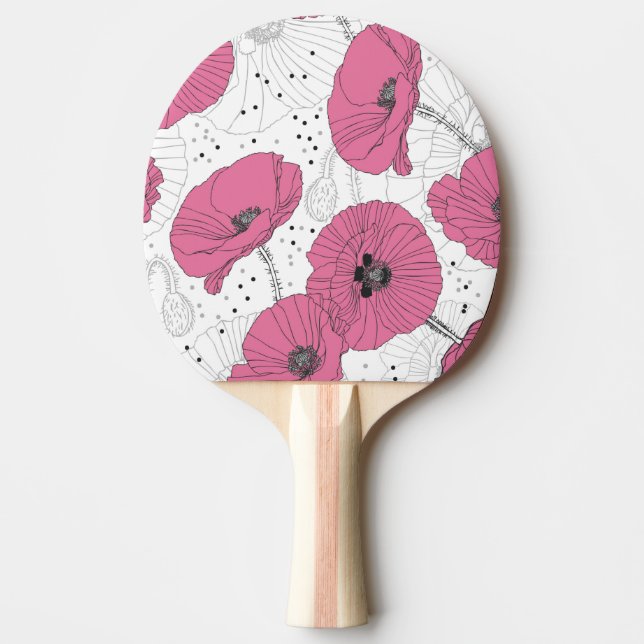 Pala De Ping Pong Floral Ping Pong Paddle (Anverso)
